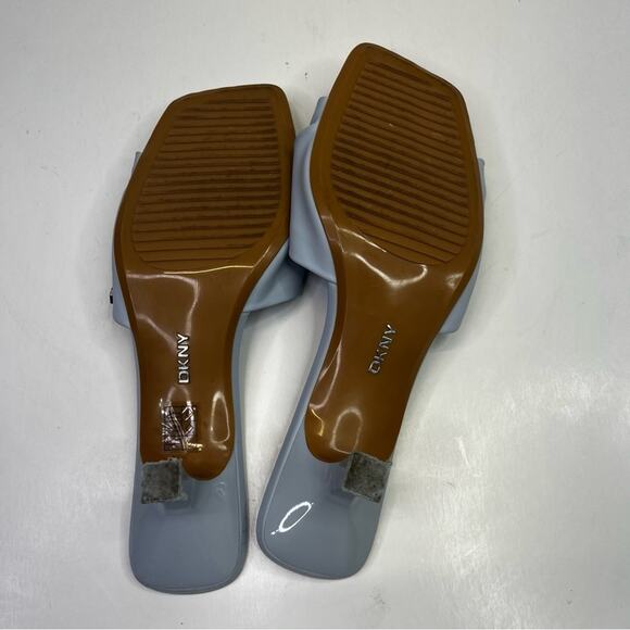 DKNY Jolaine Twist Slide sandals celeste blue - 9.5 - Picture 9 of 12